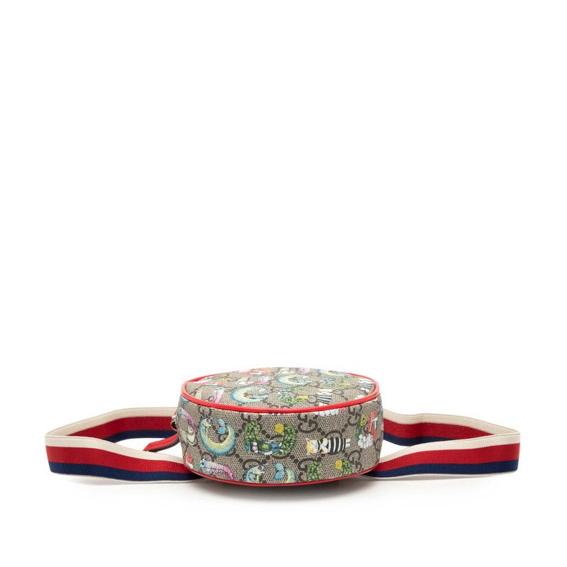 Gucci Yuko Higuchi Children's GG Supreme Waist Bag Pochette Beige — view 3