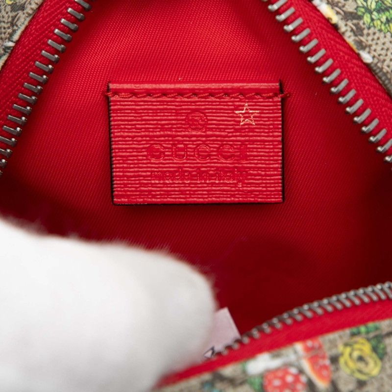 Gucci Yuko Higuchi Children's GG Supreme Waist Bag Pochette Beige — view 5