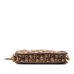 Dior Oblique Quake Brown Beige Canvas Leather — view 3