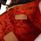 Louis Vuitton Monogram Panum Set Dark Brown Orange Leather — view 6