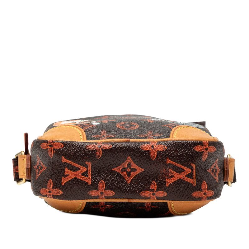 Louis Vuitton Monogram Panum Set Dark Brown Orange Leather — view 3