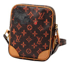 Louis Vuitton Monogram Panum Set Dark Brown Orange Leather — view 2