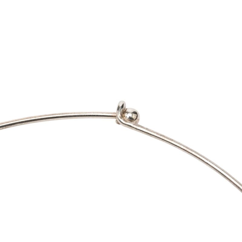 Chanel Camellia Necklace Choker Silver Metal — view 4