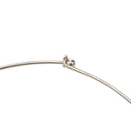 Chanel Camellia Necklace Choker Silver Metal — view 4
