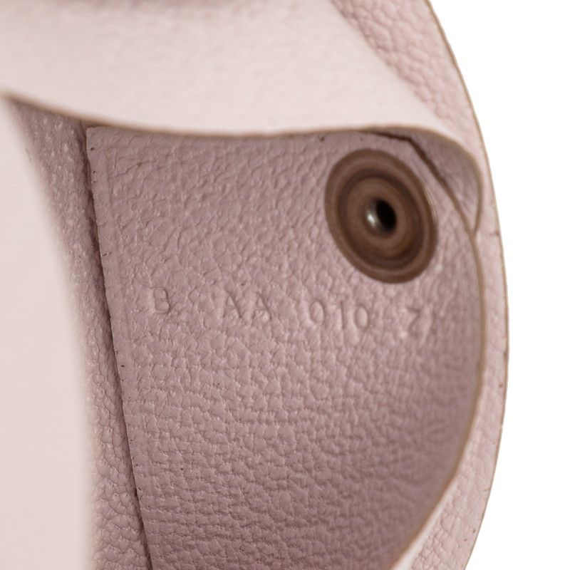 Hermes Calvi Card Case Business Holder Mauvepere Pink Chevre Misole — view 7