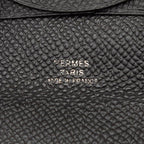 Hermes Bastia Black Veau Epsom — view 6