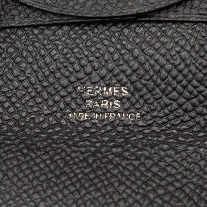 Hermes Bastia Black Veau Epsom — view 6