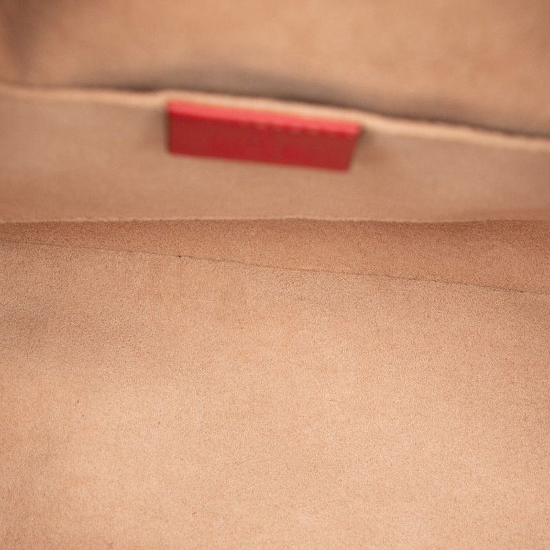 Gucci GG Marmont Backpack Red Leather — view 5