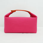 Hermes Bric-a-Brac PM Handbag Pouch Hibiscus Pink — view 2