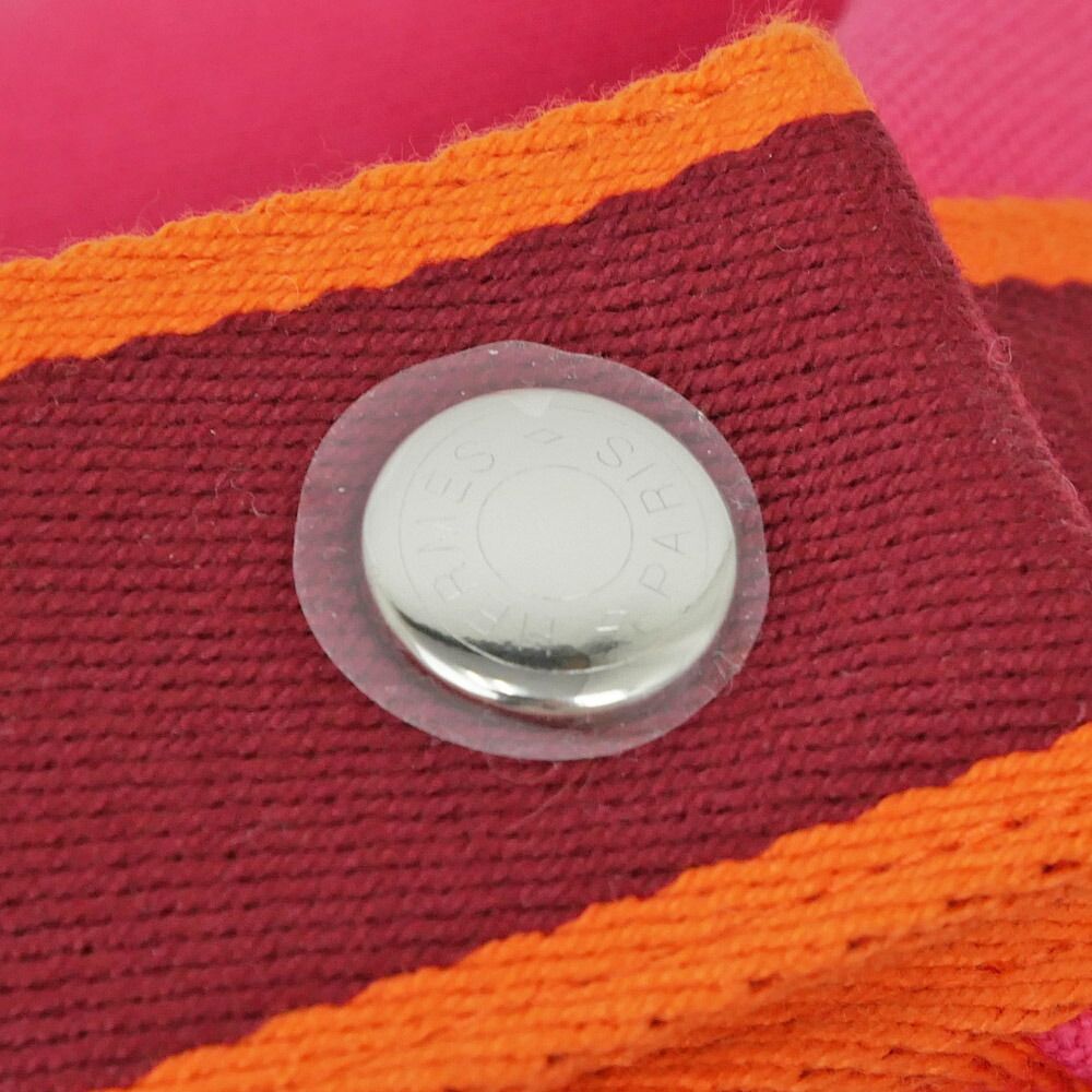 Hermes Bric-a-Brac PM Handbag Pouch Hibiscus Pink — view 8