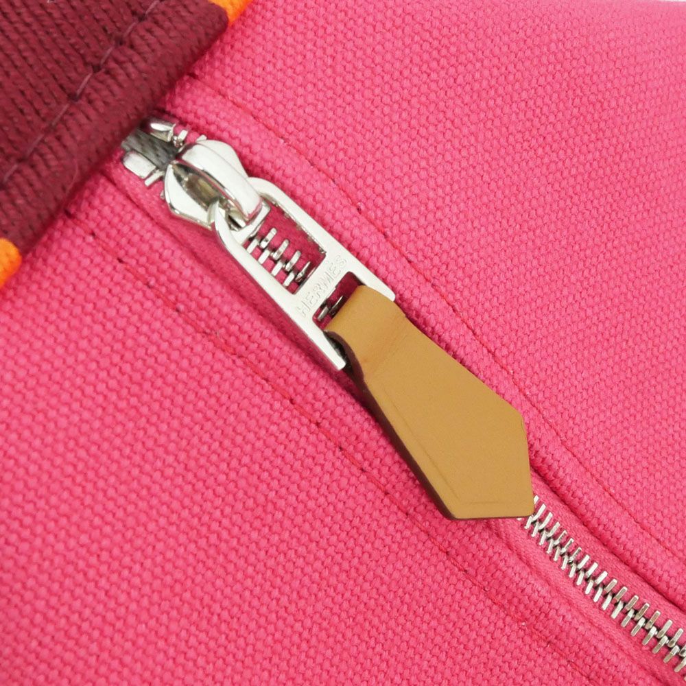 Hermes Bric-a-Brac PM Handbag Pouch Hibiscus Pink — view 9