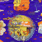 Hermes Carre 90 Large Scarf 100% Silk Ballade de Heian in the Garden — view 7