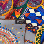 Hermes Carre 90 Lelaboratoire du Temps Laboratory of Time Scarf Silk Multicolor — view 9