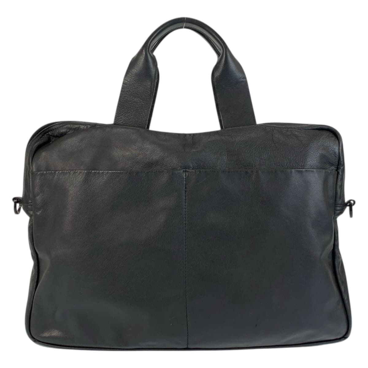 Bottega Veneta Maxi Intrecciato Black Leather Business Bag — view 2