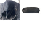 Gucci Bamboo Black Silver Leather Tote Shoulder Bag — view 9