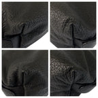 Gucci Bamboo Black Silver Leather Tote Shoulder Bag — view 3