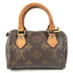 Louis Vuitton Shoulder Bag Mini Speedy Monogram Canvas Brown — view 2