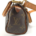 Louis Vuitton Shoulder Bag Mini Speedy Monogram Canvas Brown — view 4