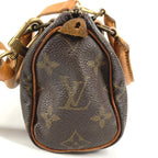 Louis Vuitton Shoulder Bag Mini Speedy Monogram Canvas Brown — view 3