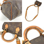 Louis Vuitton Shoulder Bag Mini Speedy Monogram Canvas Brown — view 7