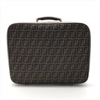 Fendi Zucca 2-Way Travel Shoulder Bag Canvas Briefcase Brown Khaki — view 2