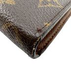 Louis Vuitton Round Zip Porte Monnaie Long Wallet Brown — view 4