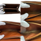 Louis Vuitton Round Zip Porte Monnaie Long Wallet Brown — view 7
