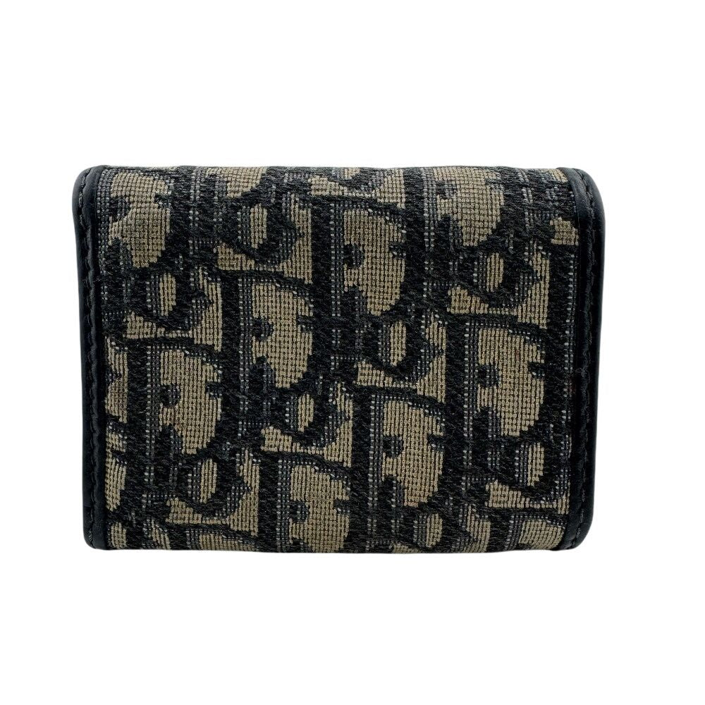 Dior Compact Montaigne 30 Trifold Wallet Navy — view 2
