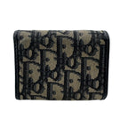 Dior Compact Montaigne 30 Trifold Wallet Navy — view 2