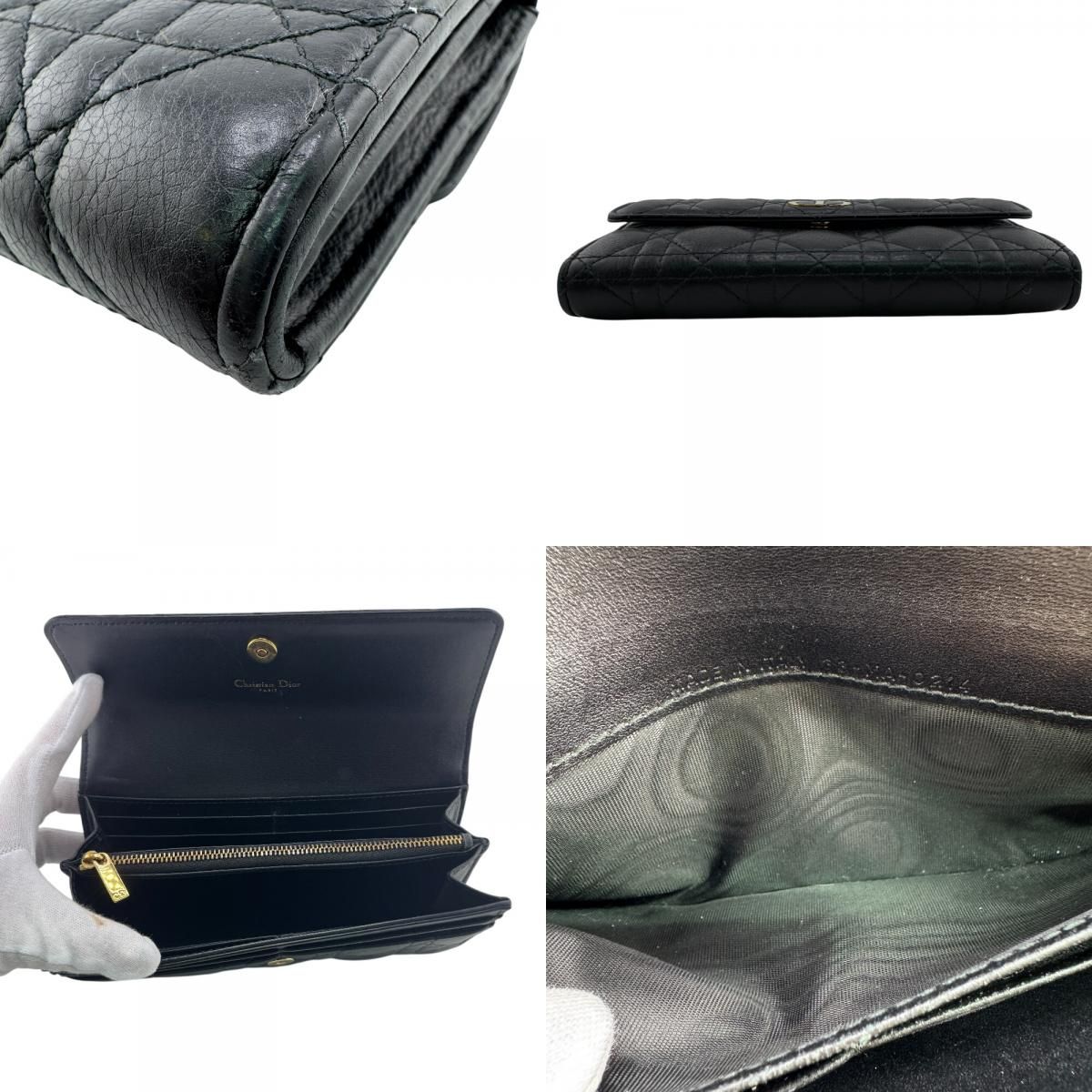 Dior Long Wallet Black — view 6