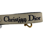 Dior Christian Embroidered Shoulder Strap Navy — view 5