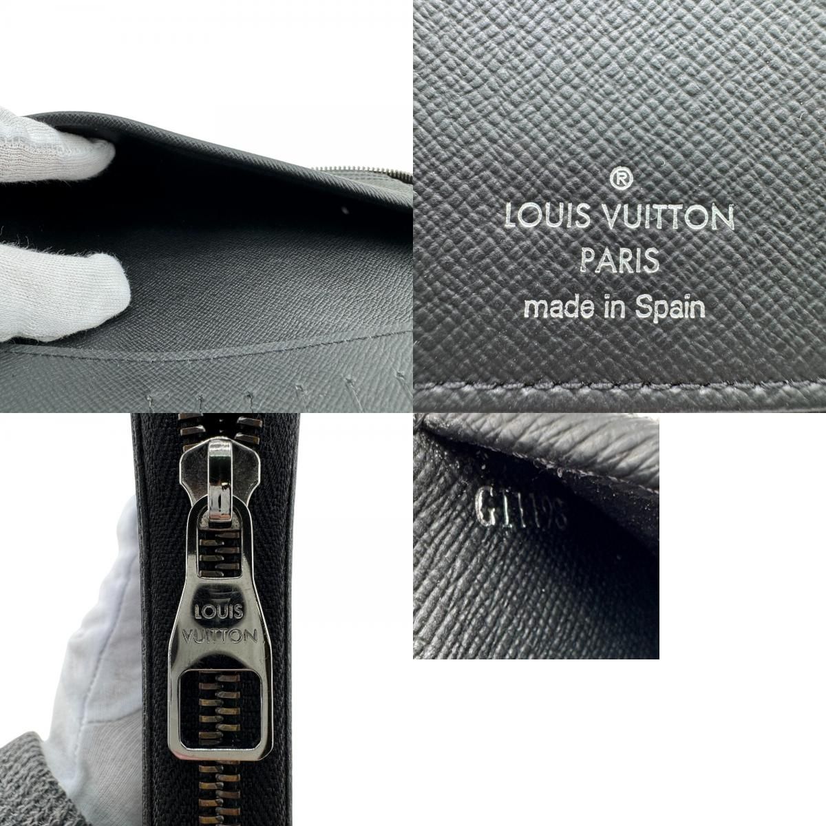 Louis Vuitton Zippy Long Wallet Vertical Black — view 8