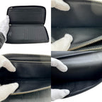 Louis Vuitton Zippy Long Wallet Vertical Black — view 7