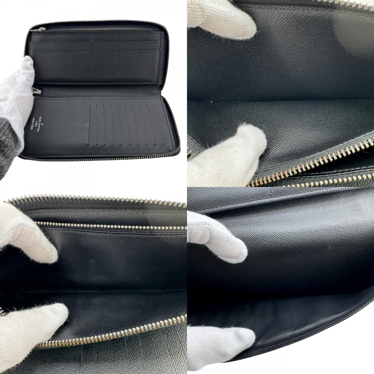 Louis Vuitton Zippy Long Wallet Vertical Black — view 7