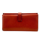 Hermes Long Wallet Trifold Bearn Dupri Orange — view 2