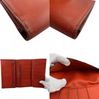 Hermes Long Wallet Trifold Bearn Dupri Orange — view 5