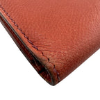 Hermes Long Wallet Trifold Bearn Dupri Orange — view 3