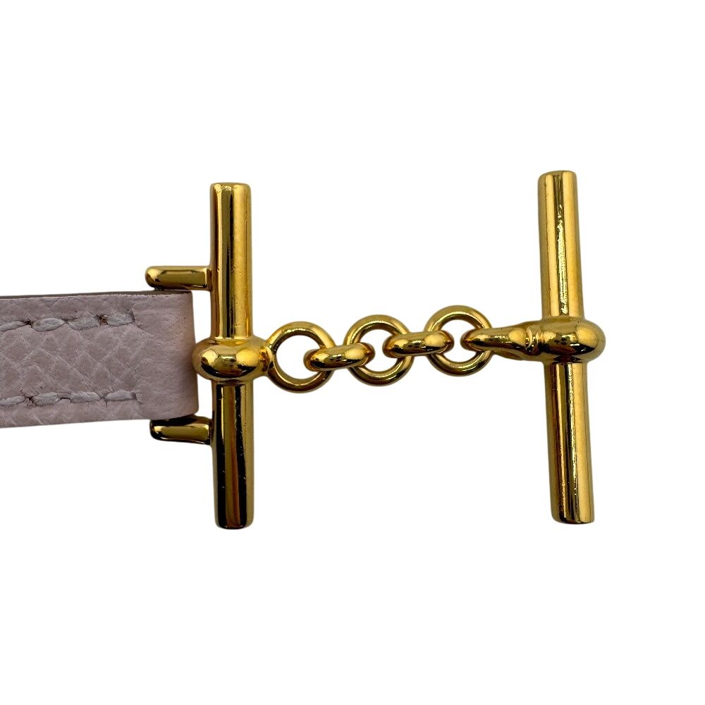 Hermes Croisier Double Tour Bracelet Pink — view 6