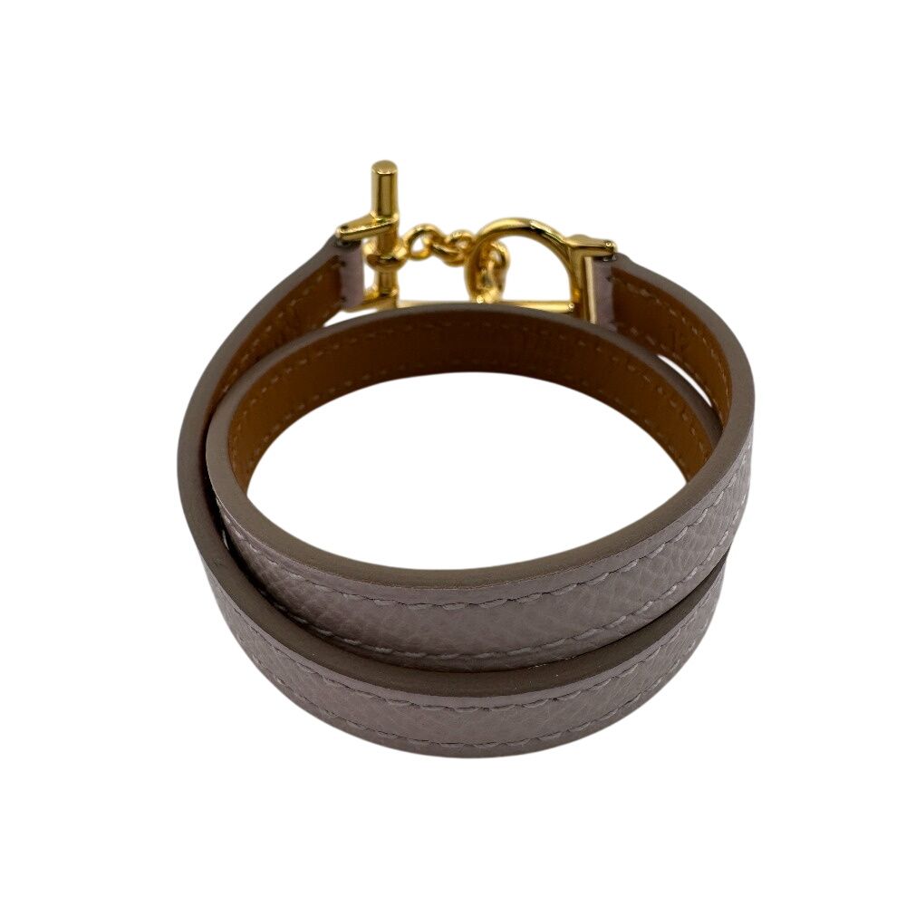 Hermes Croisier Double Tour Bracelet Pink — view 5