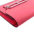 Hermes Lowris Slim Wallet Bifold Pink — view 3