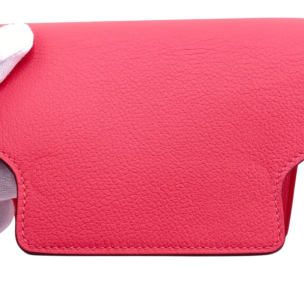Hermes Lowris Slim Wallet Bifold Pink — view 5