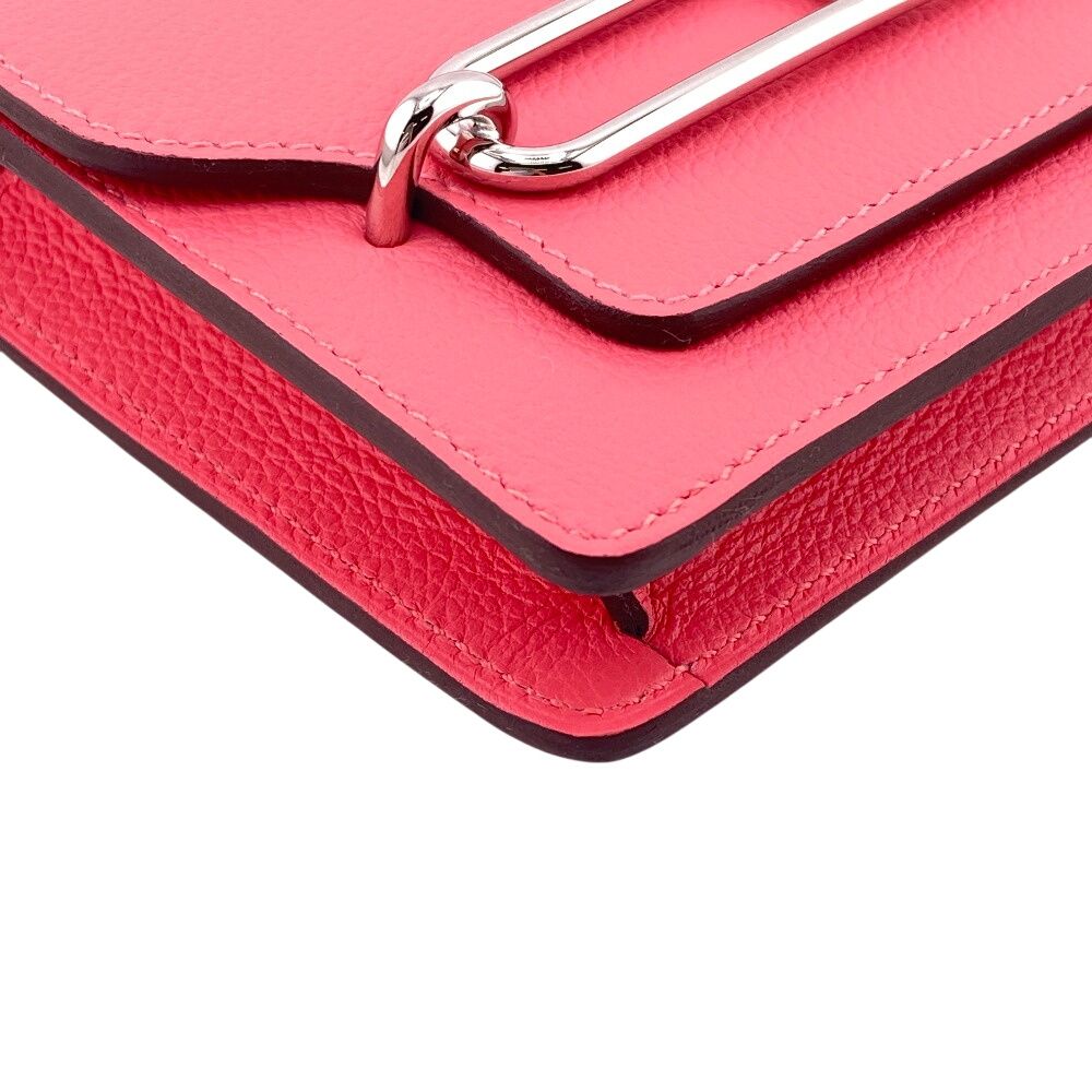 Hermes Lowris Slim Wallet Bifold Pink — view 4
