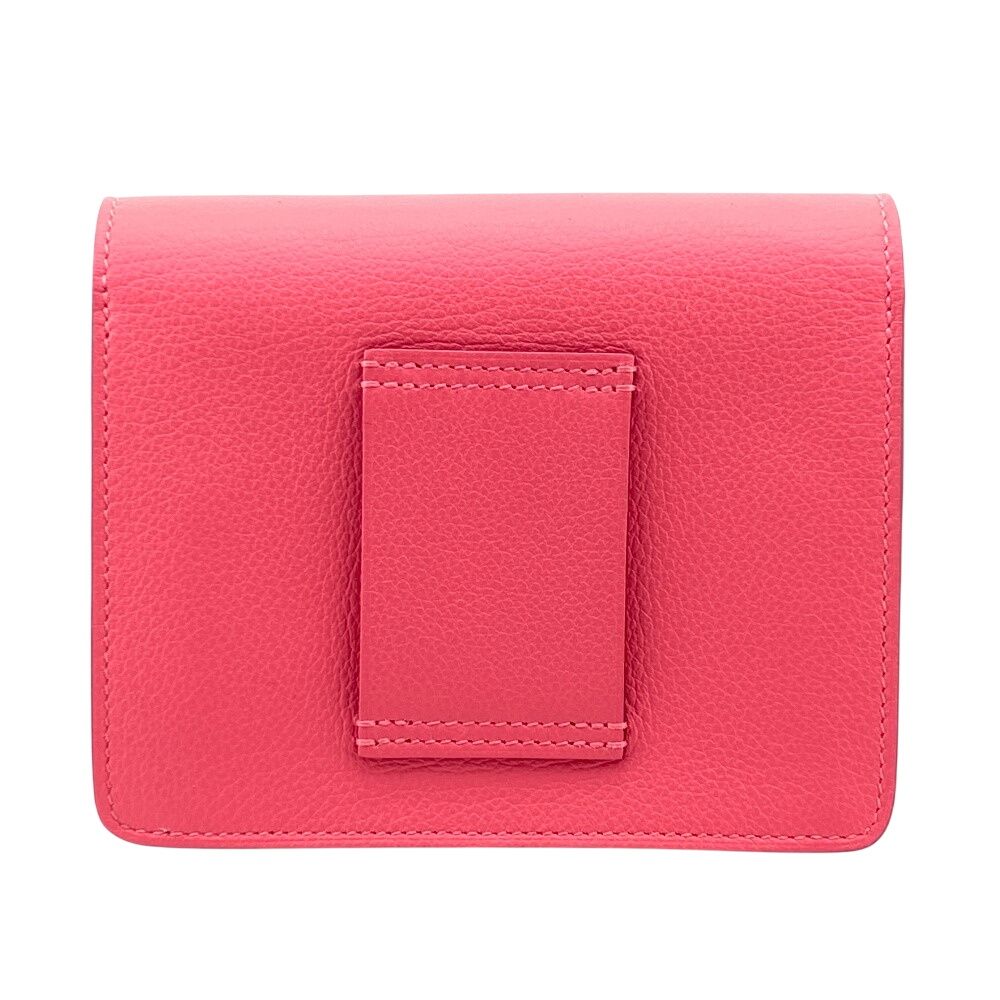 Hermes Lowris Slim Wallet Bifold Pink — view 2