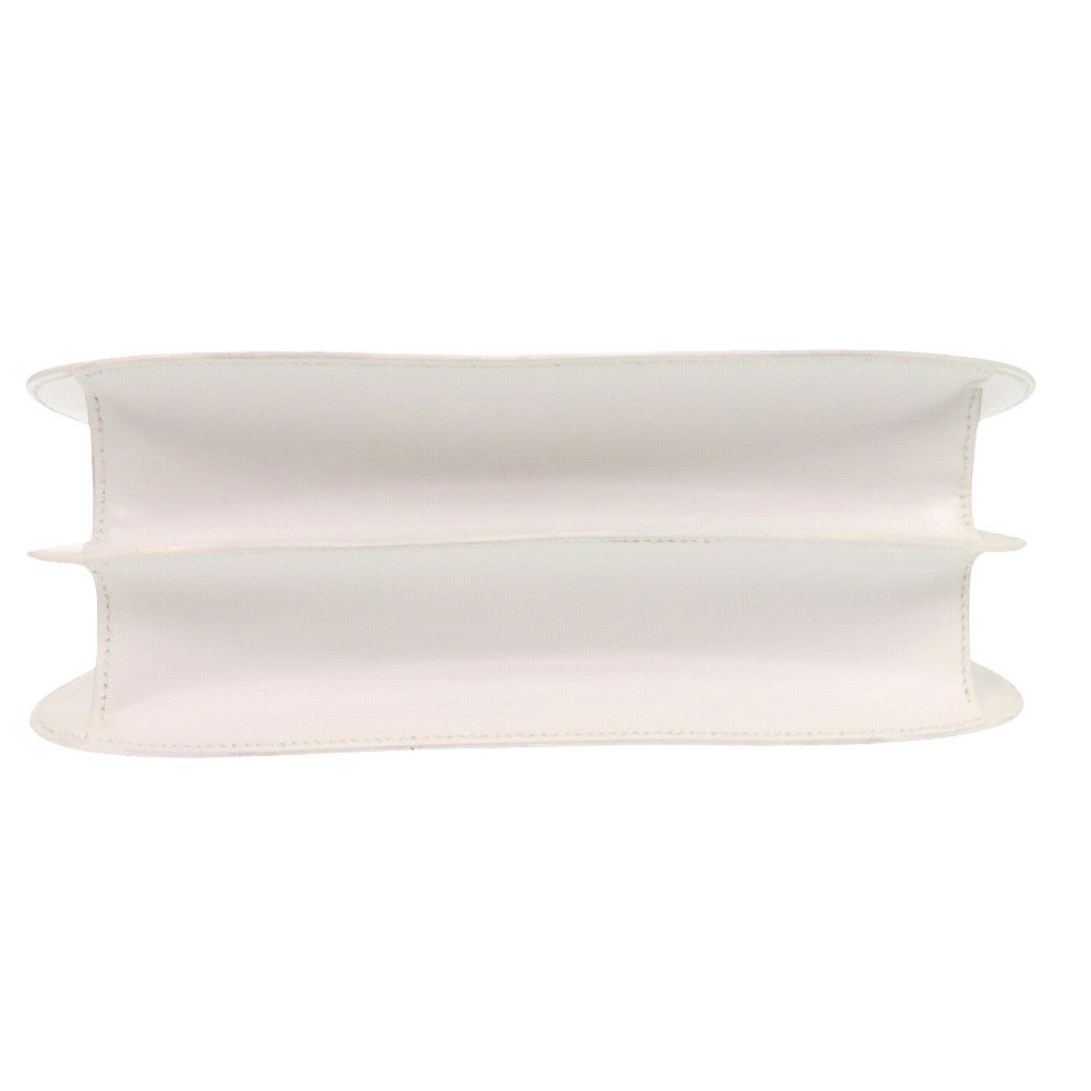 Celine 1 Vintage Gold Leather White One Shoulder Bag — view 4
