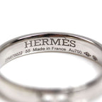 Hermes 18K White Gold Hera Cles Ring 55 — view 6