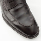 Louis Vuitton Epi Shoes LV Logo Loafers Brown 8.5 M — view 6