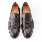 Louis Vuitton Epi Shoes LV Logo Loafers Brown 8.5 M — view 2