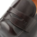 Louis Vuitton Epi Shoes LV Logo Loafers Brown 8.5 M — view 8