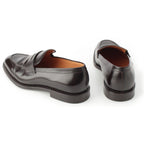 Louis Vuitton Epi Shoes LV Logo Loafers Brown 8.5 M — view 4
