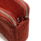 Chanel de Ville Chain Wallet Long 2-Way Shoulder Bag Pochette Clutch Velour — view 5
